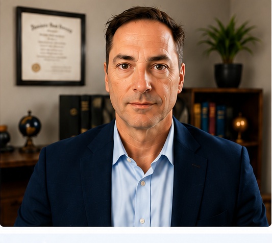 Adam Kunkin, CPA, in a professional office